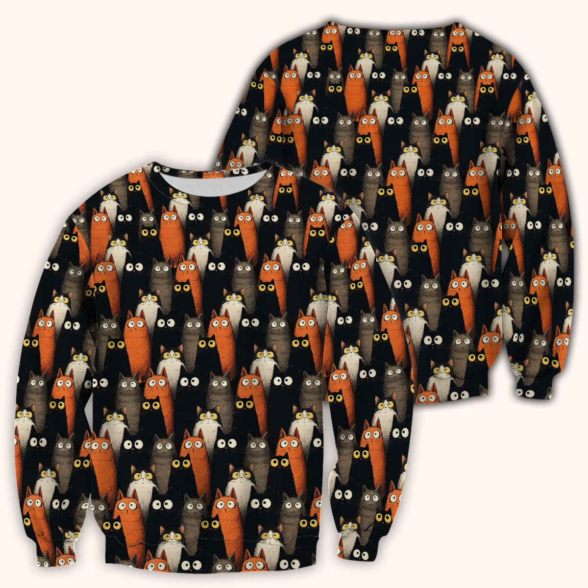 Black Cat Lover Nurse Scrub Top