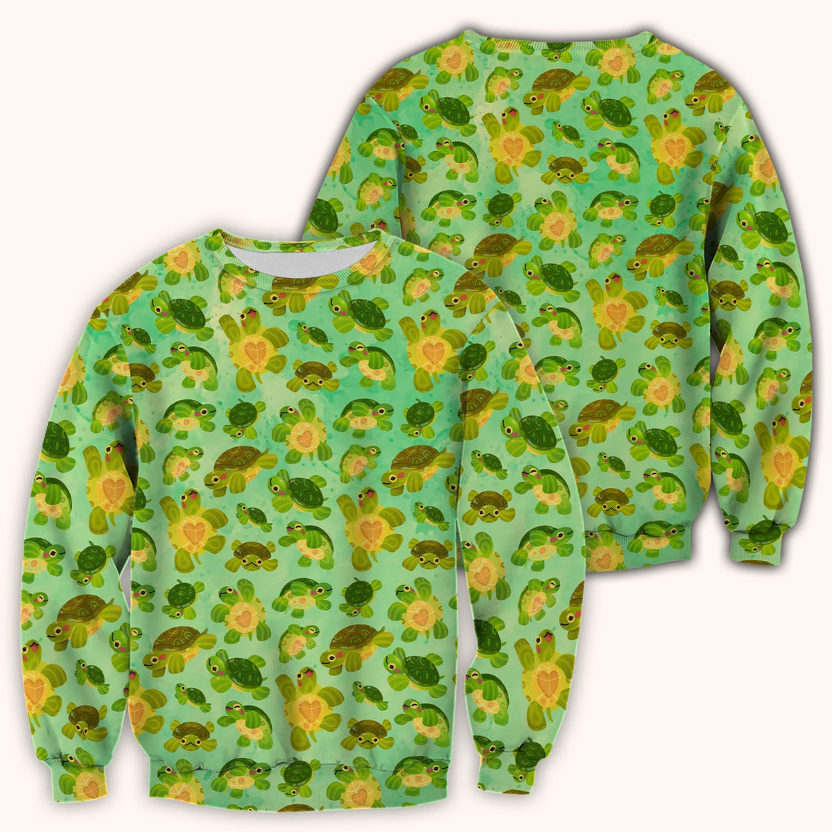 Green Sea Turtle Nurse Scrub Top