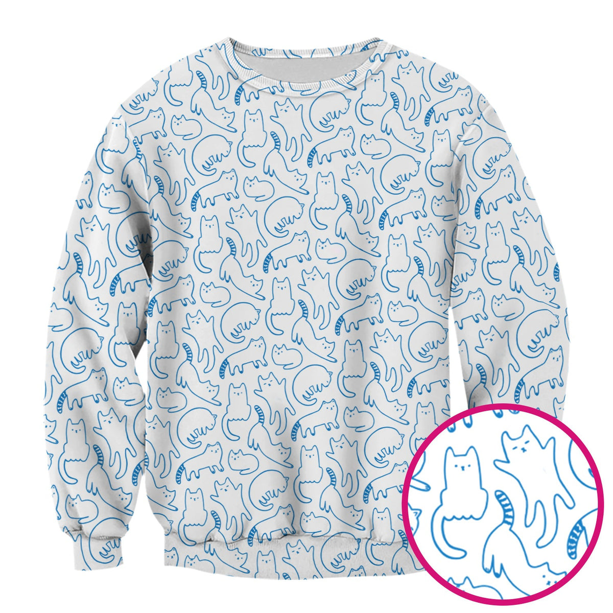 Artistic Cat Nurse Scrub Top