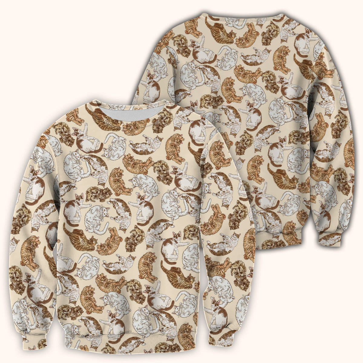 Lazy Cat Nap Nurse Scrub Top