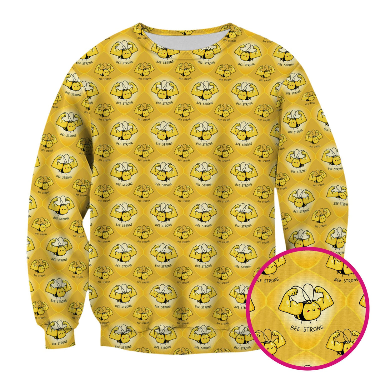 Strong Honey Bee Nurse Scrub Top