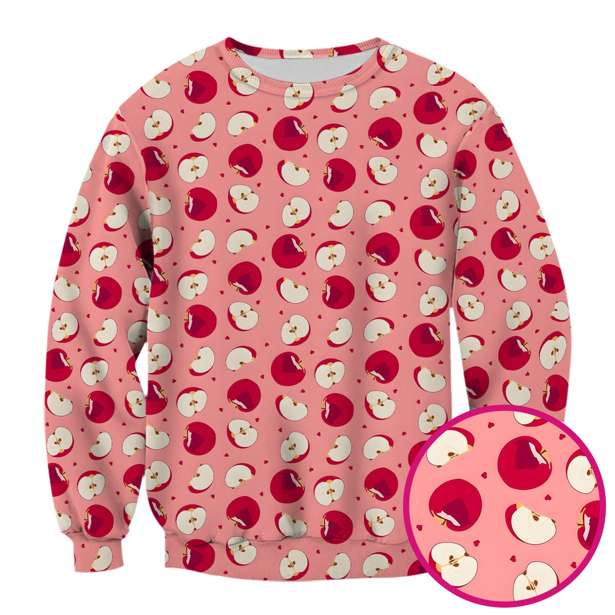 Red Apple Nurse Scrub Top