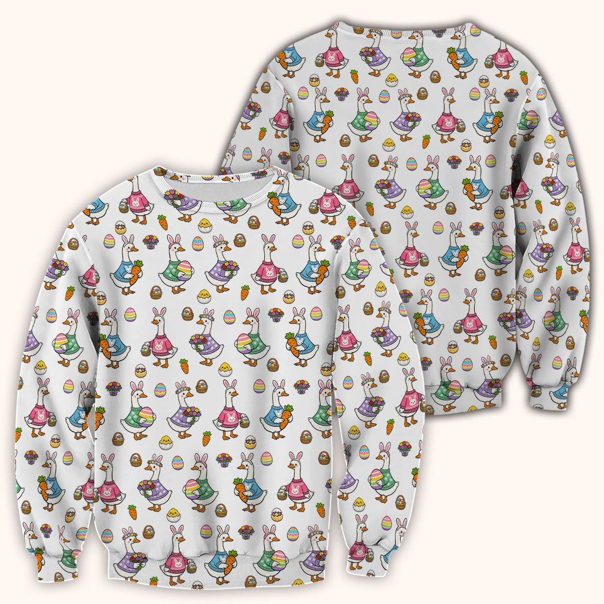 Easter Goose Nurse Scrub Top