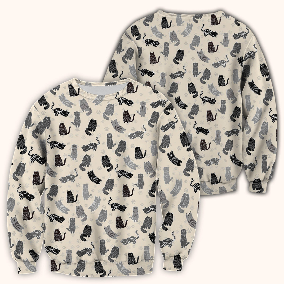 Cat Paw Print Nurse Scrub Top