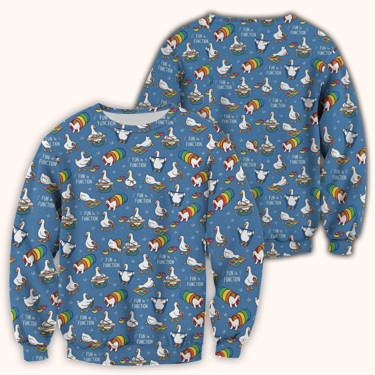 Fun In Function Occupational Therapy Duck Nurse Scrub Top