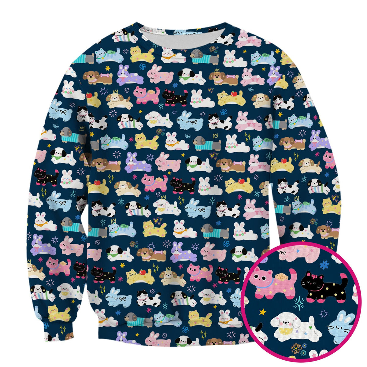 Kawaii Animal Nurse Scrub Top