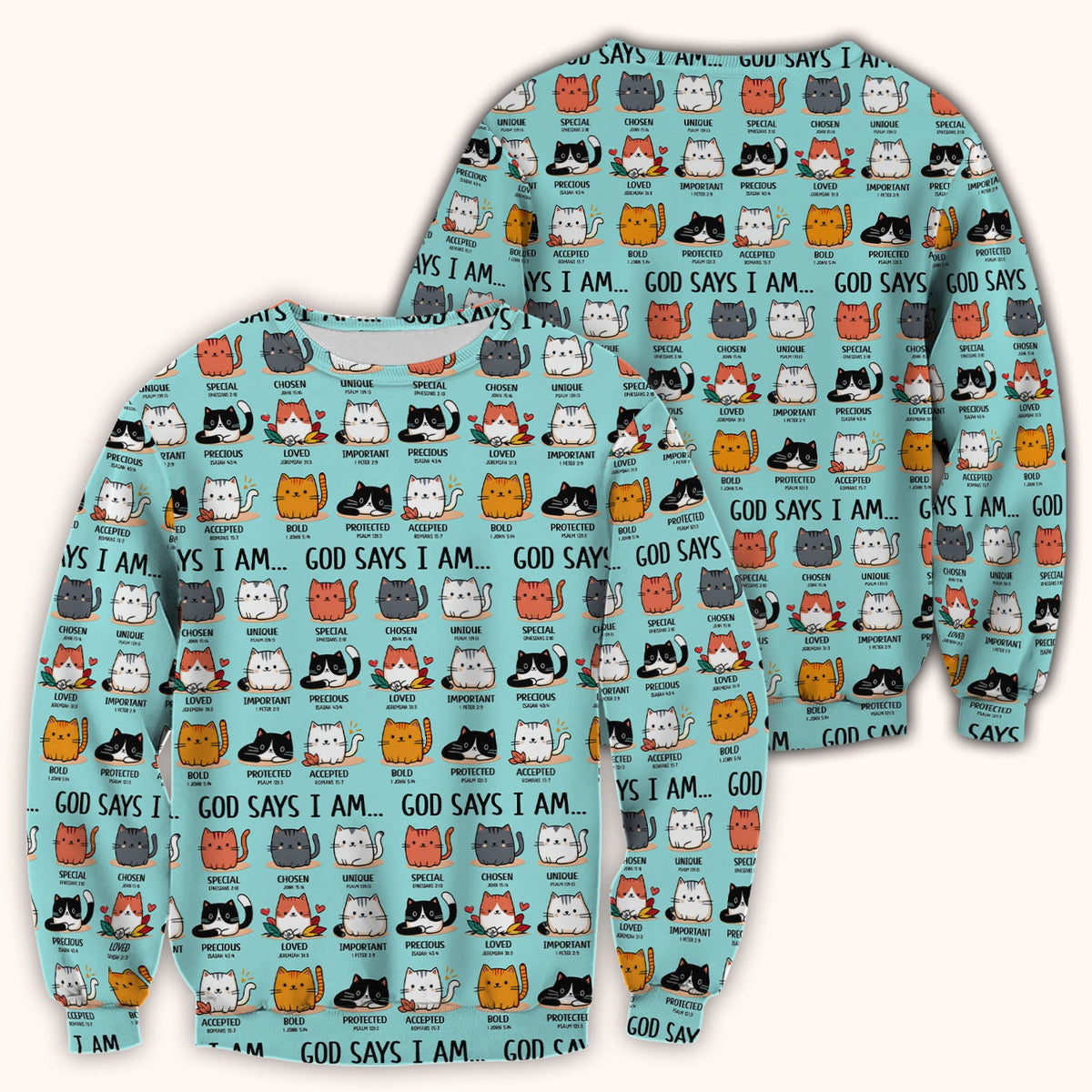 Cat God Says I Am Nurse Scrub Top