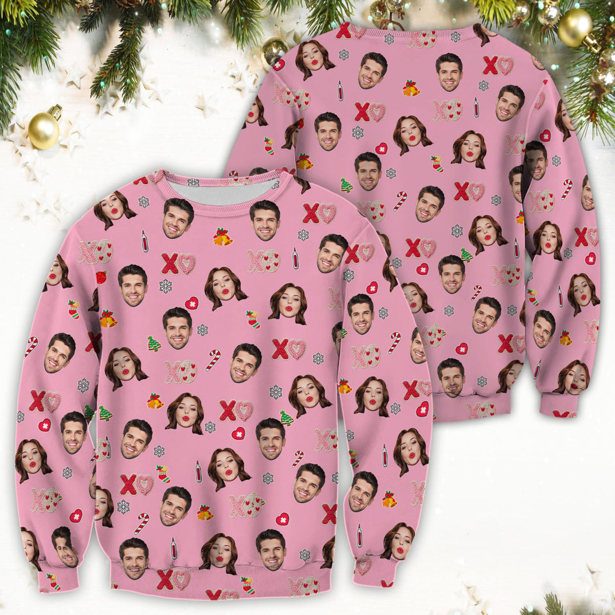 Personalized Photo Face Nurse Scrub Top