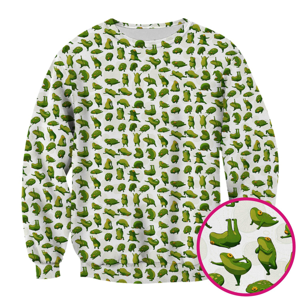 Frog Cartoon Nurse Scrub Top