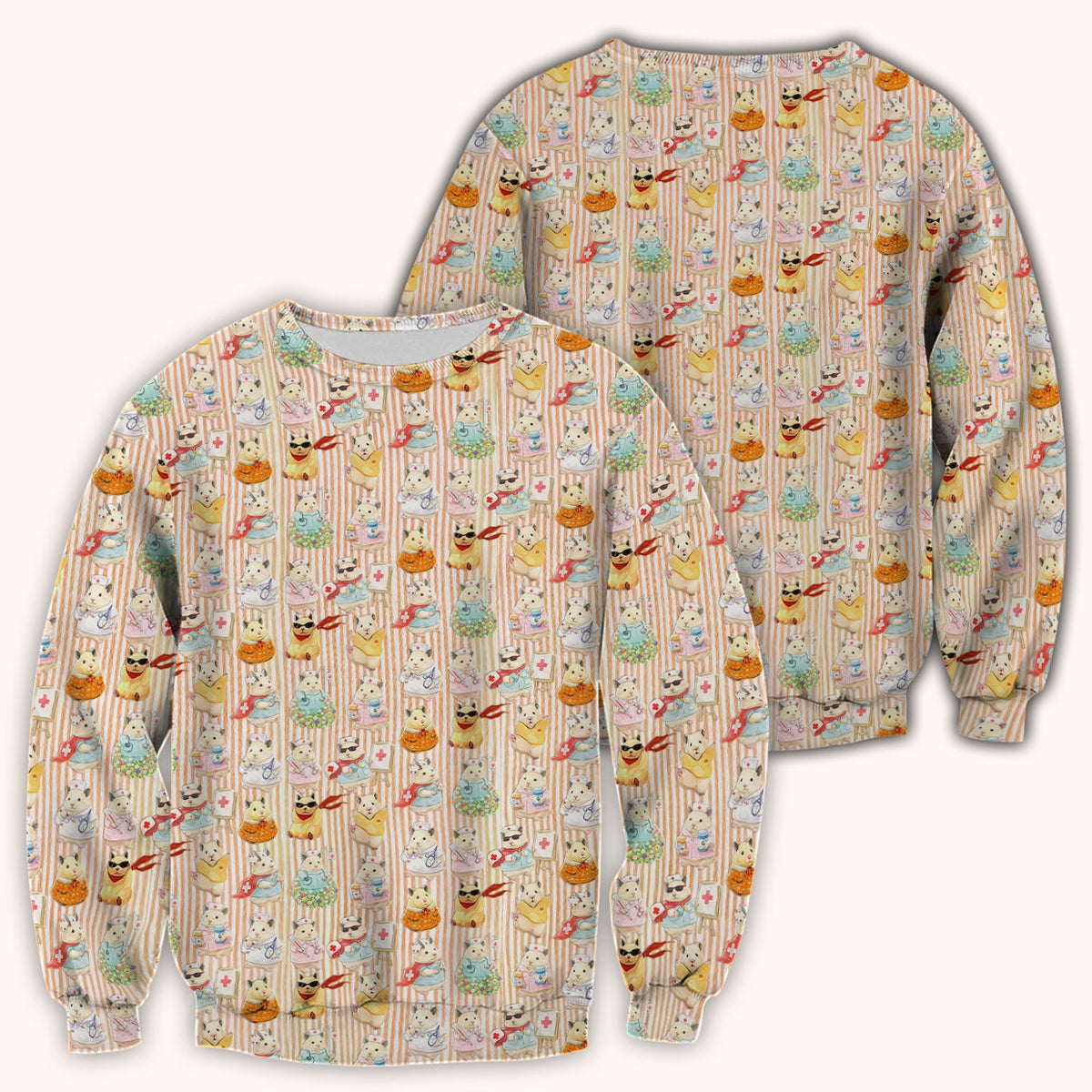 Hamster Nurse Scrub Top