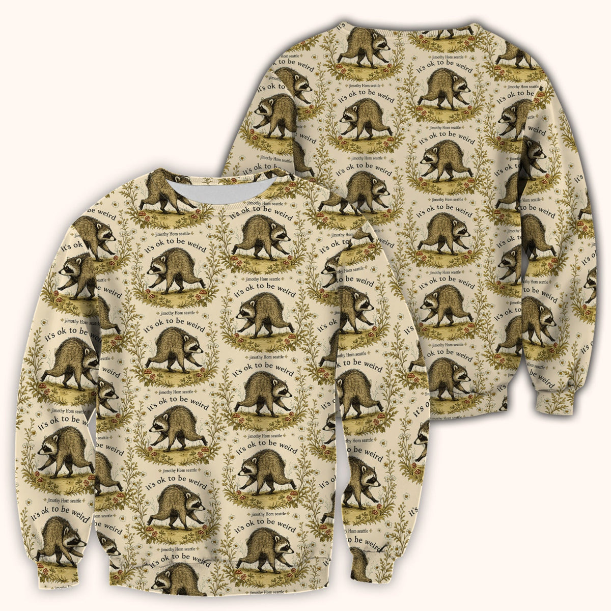 It's OK To Be Weird With Jimothy Scrub Top