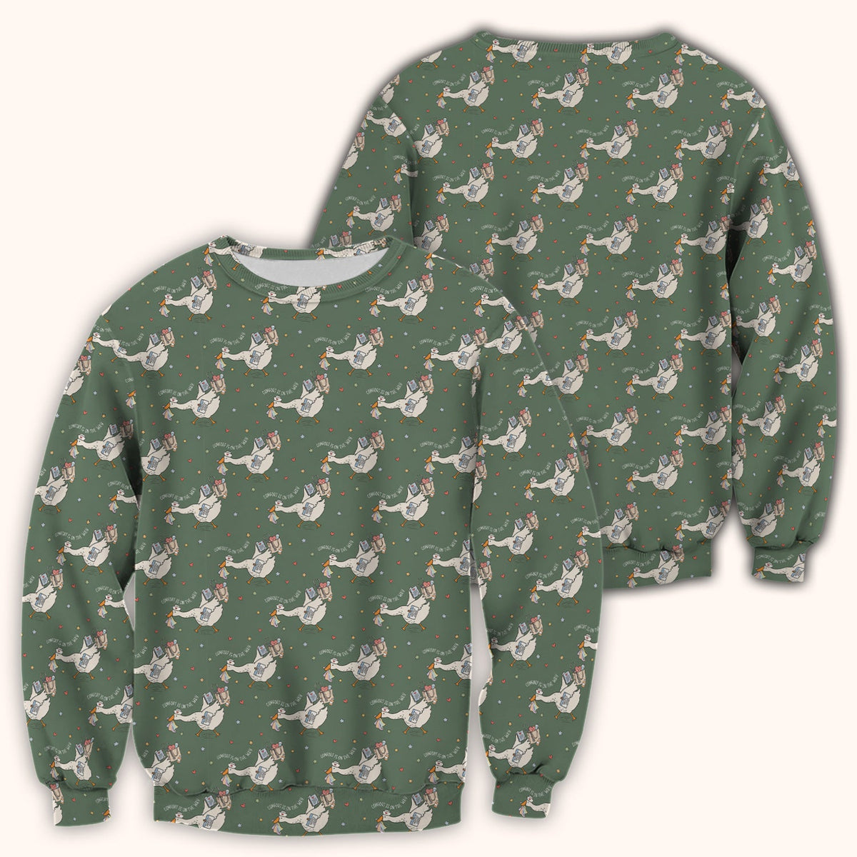 Comfort Is On The Way Goose Nurse Scrub Top