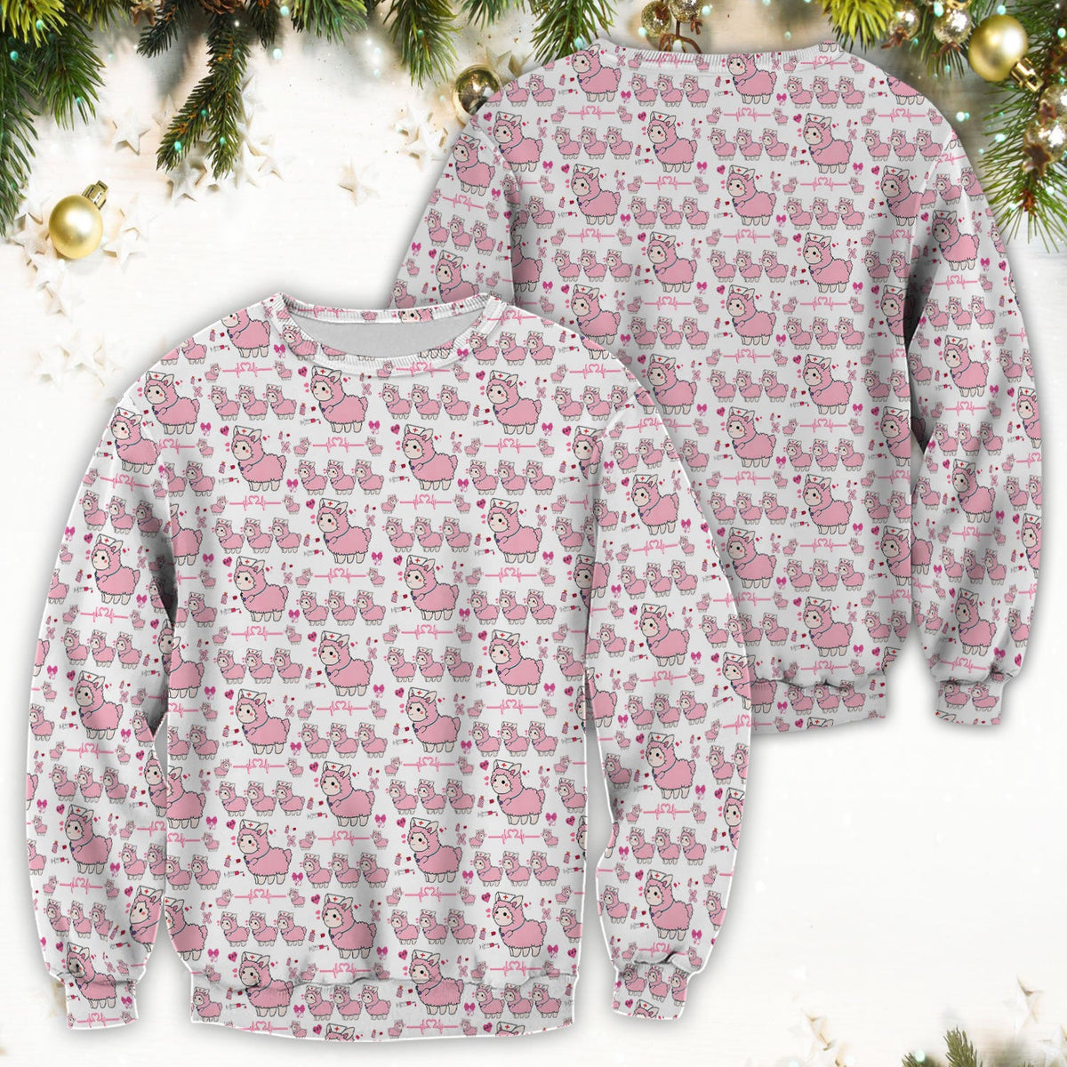 Llama Ain't Got Time For Your Drama Nurse Scrub Top