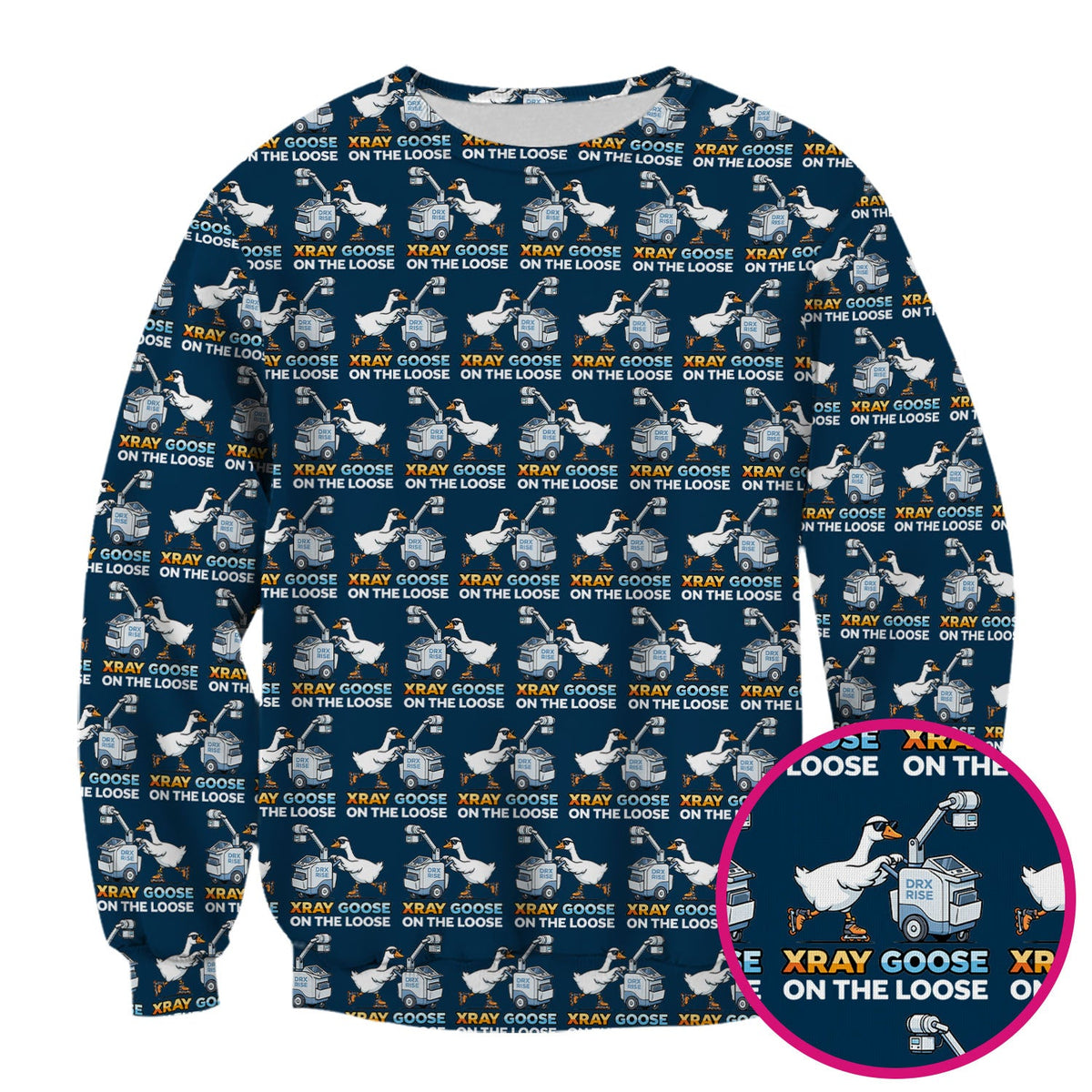 Xray Goose On The Loose Nurse Scrub Top