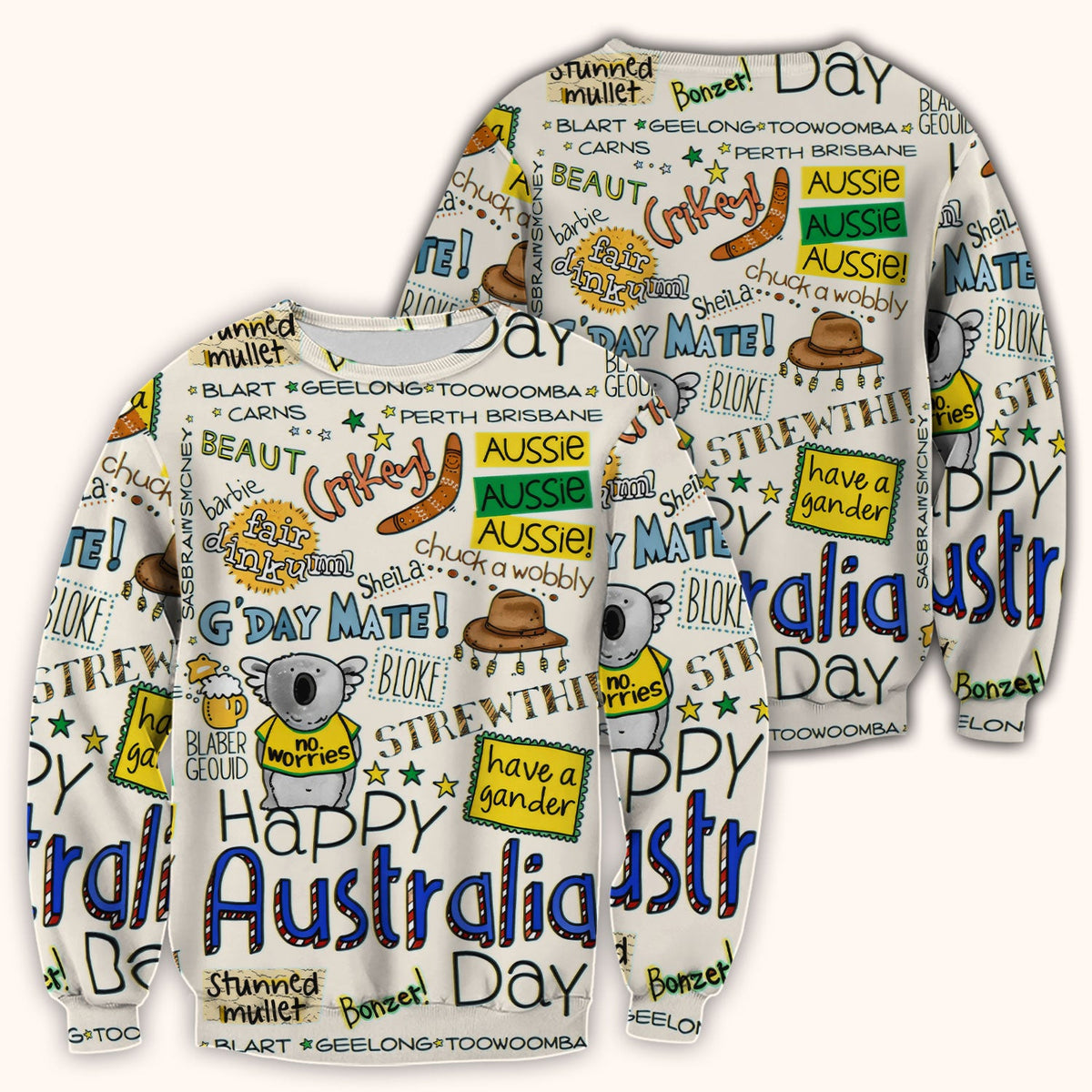 Koala Australia Nurse Scrub Top