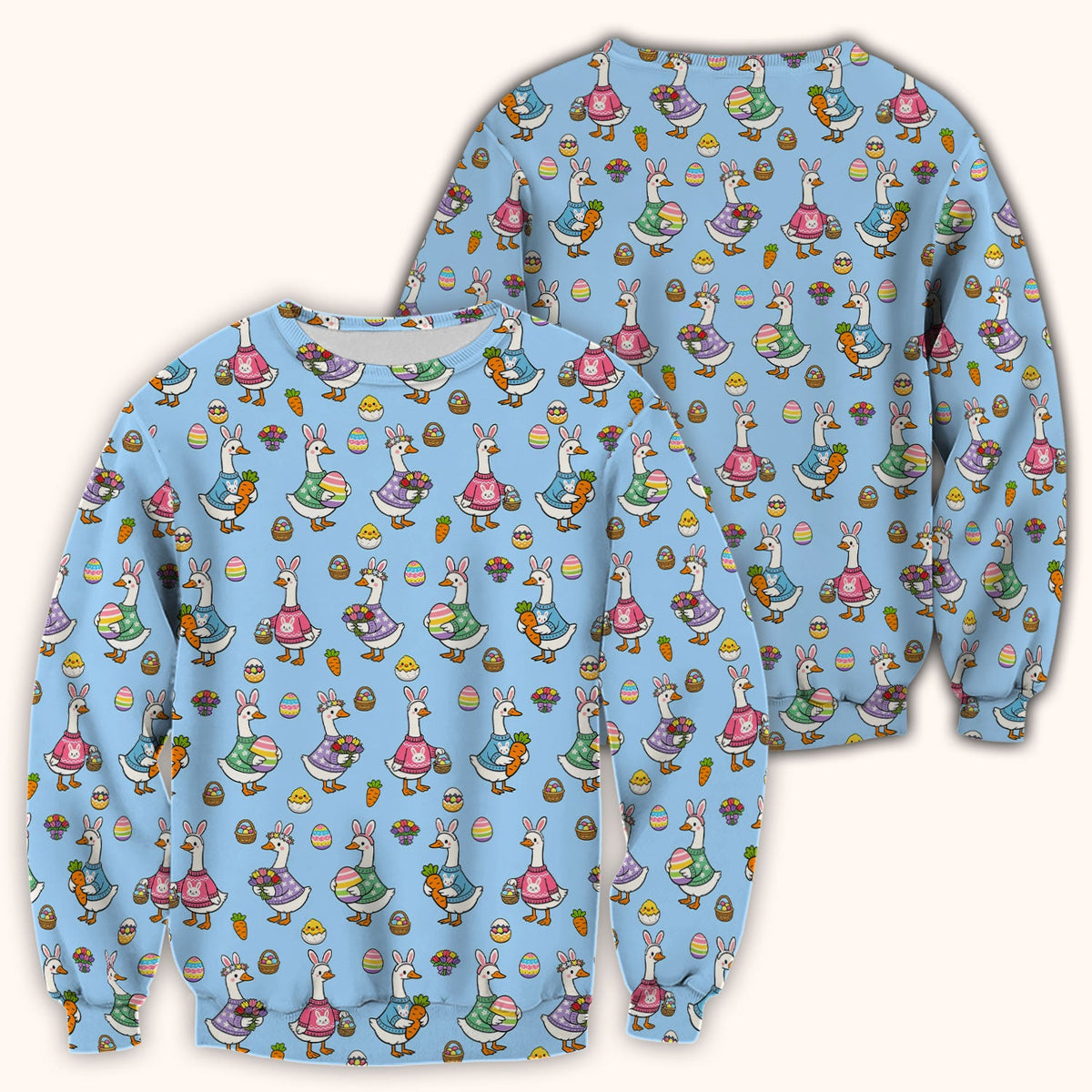 Easter Goose Nurse Scrub Top