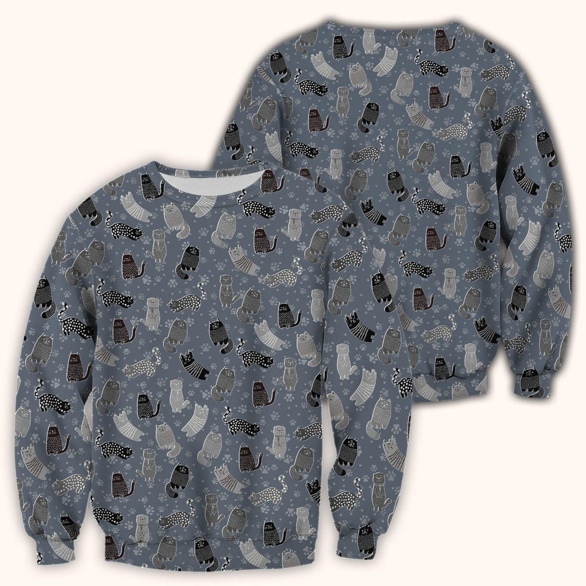 Cat Paw Print Nurse Scrub Top