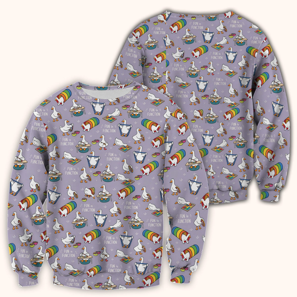 Fun In Function Occupational Therapy Duck Nurse Scrub Top