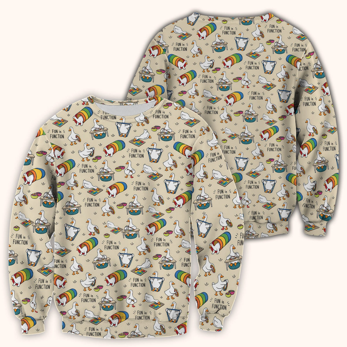 Fun In Function Occupational Therapy Duck Nurse Scrub Top