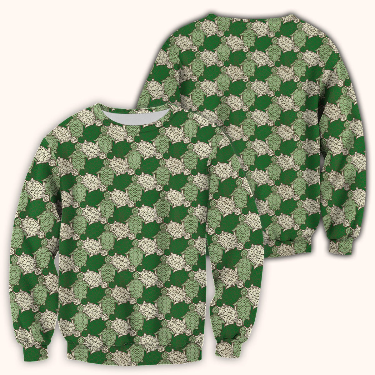 Green Sea Turtle Shell Nurse Scrub Top