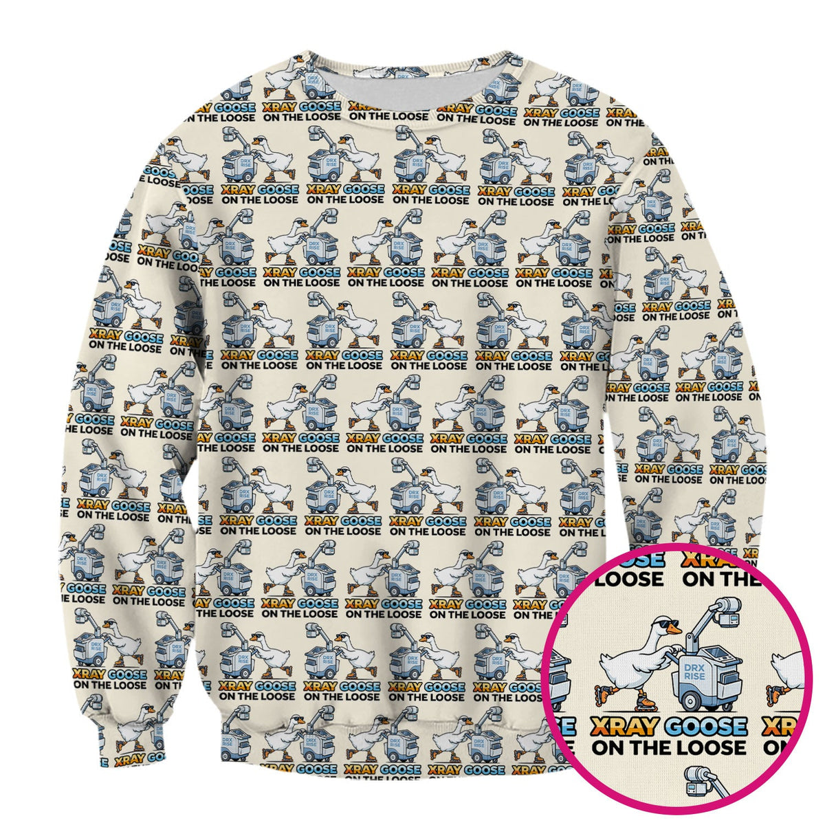 Xray Goose On The Loose Nurse Scrub Top