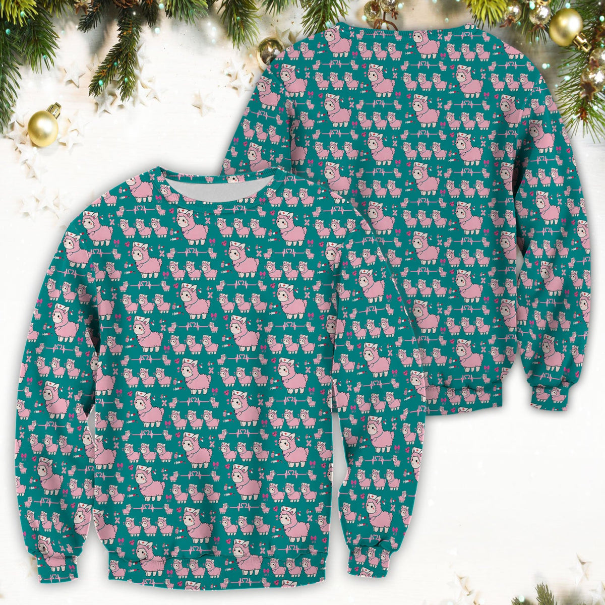 Llama Ain't Got Time For Your Drama Nurse Scrub Top