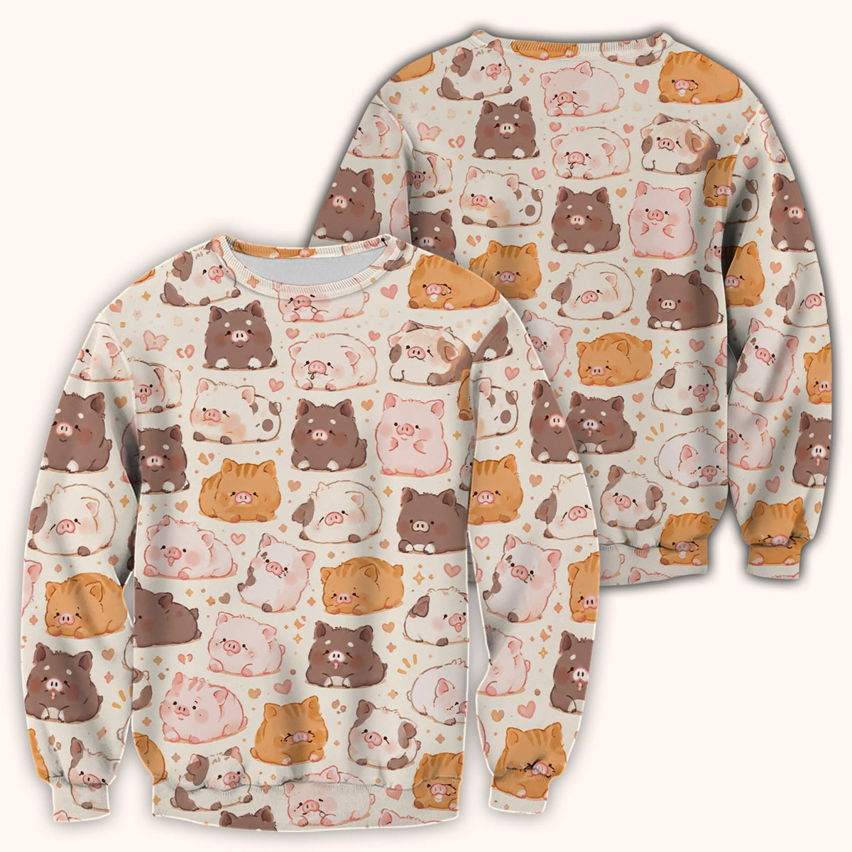Chubby Pig Nurse Scrub Top