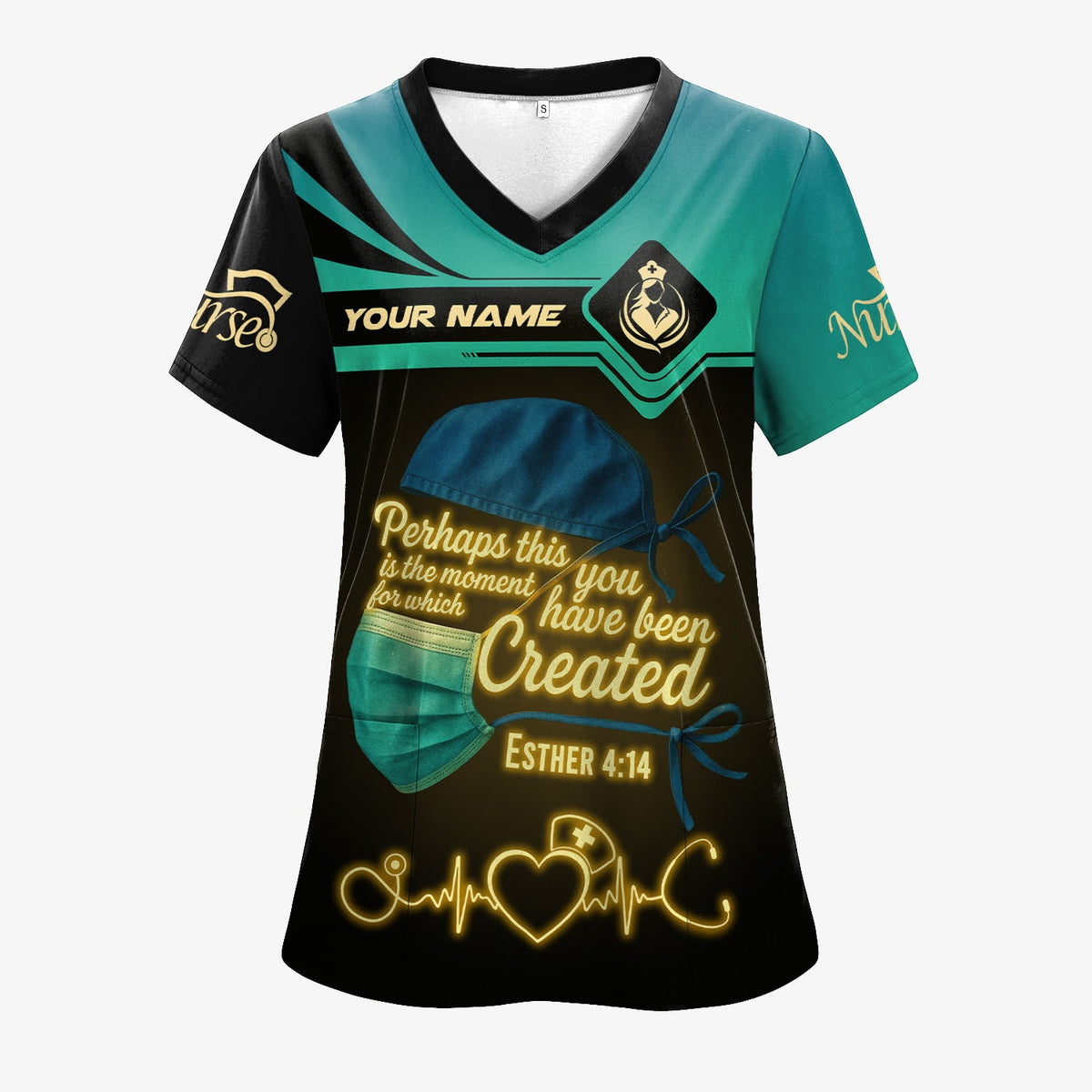 Personalized Perhaps You Were Created Nurse Shirt