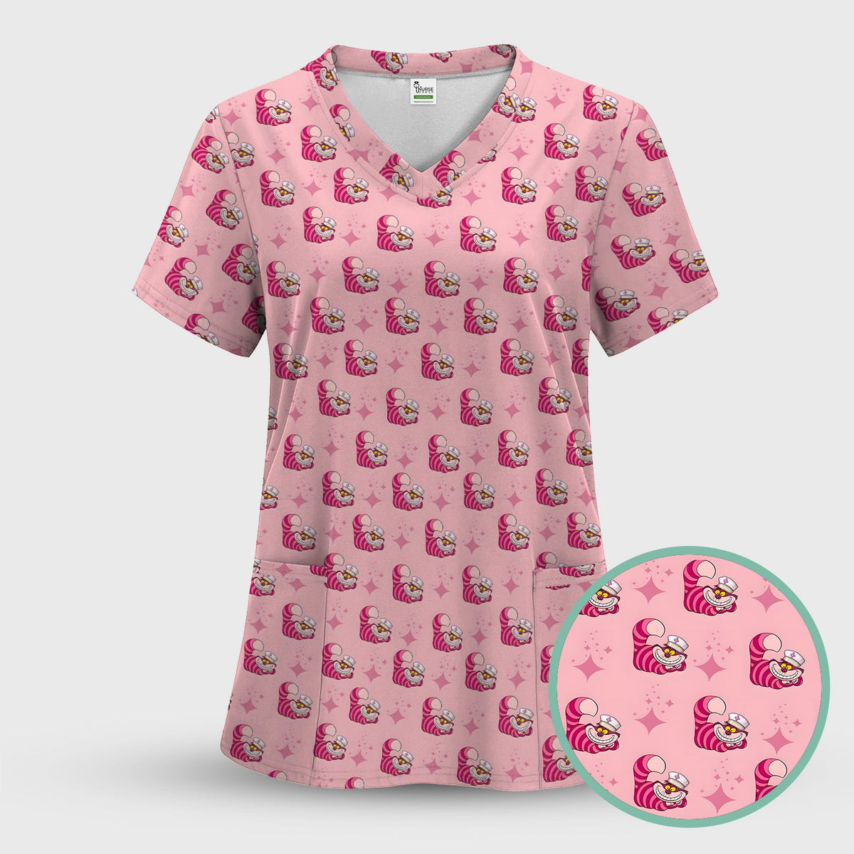 Pink Mouse Nurse Shirt