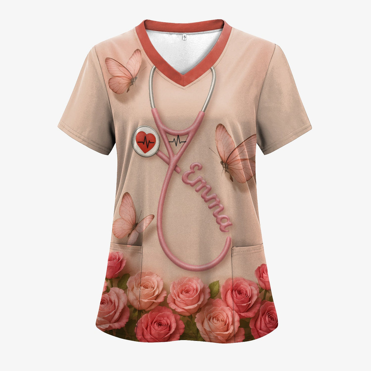 Personalized Nutrition Facts Nurse Shirt