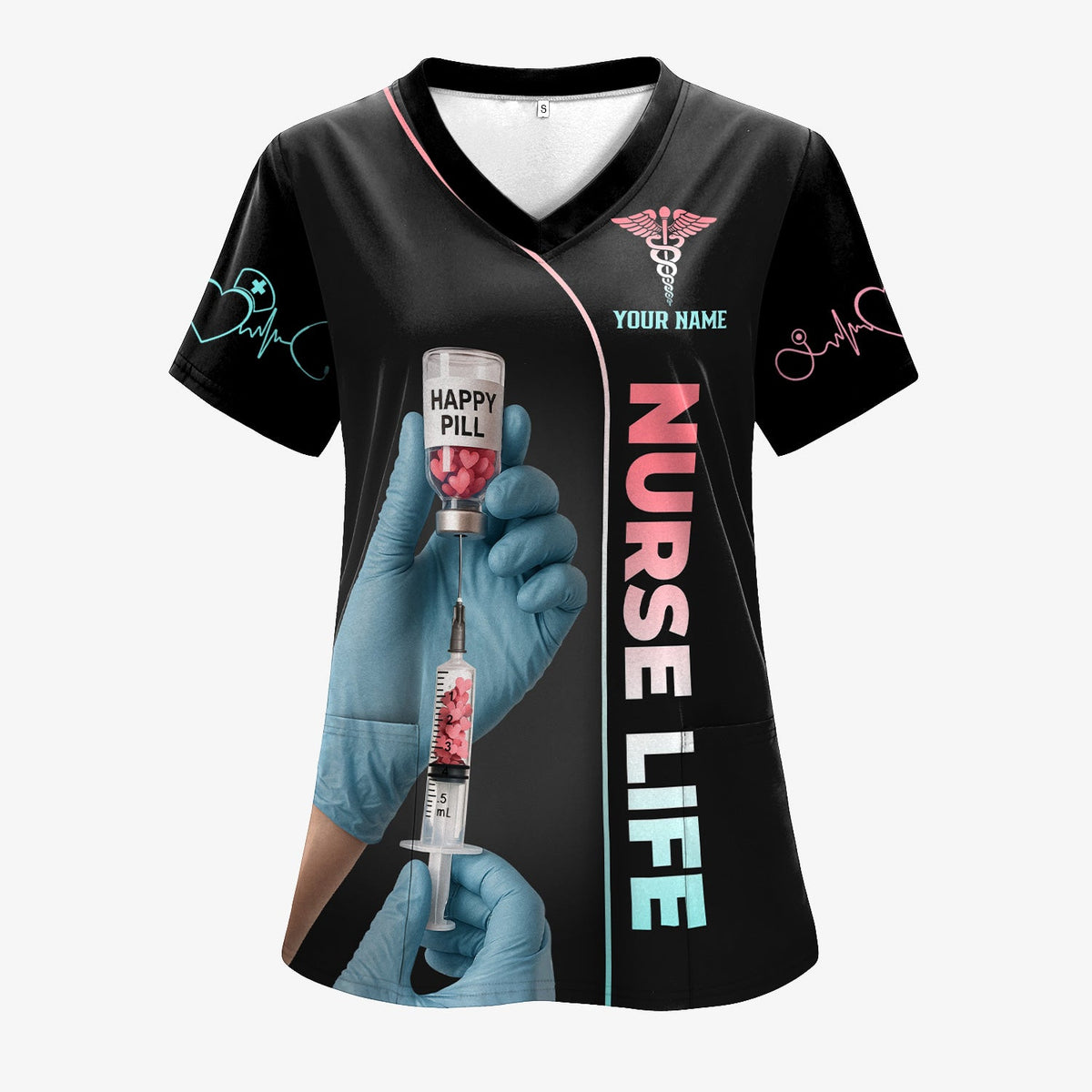Personalized Happy Pill Nurse Shirt