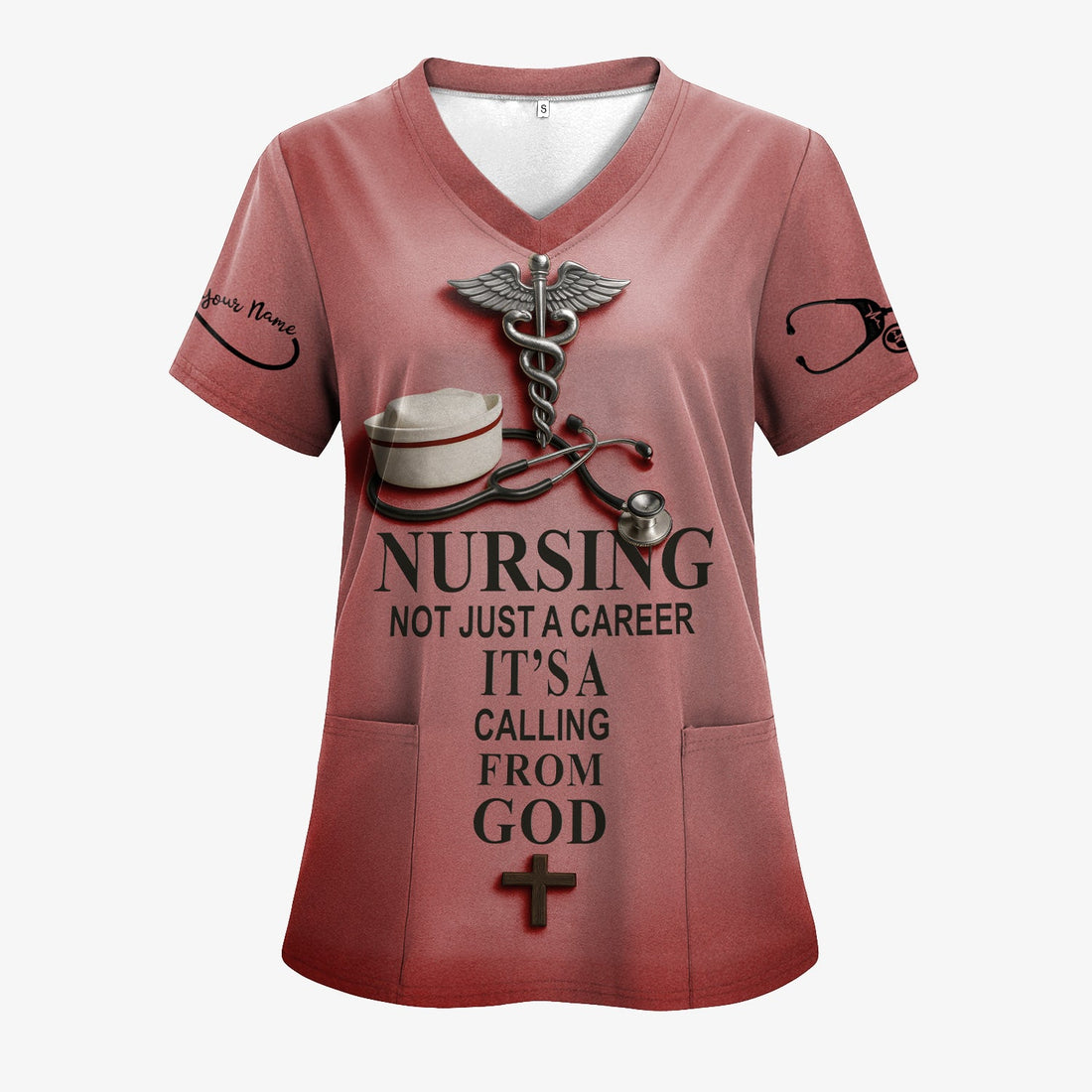Christian Nurse Shirt - Nursing Is a Calling from God - Available in Multiple Colors - Gift for Women RN CNA LPN