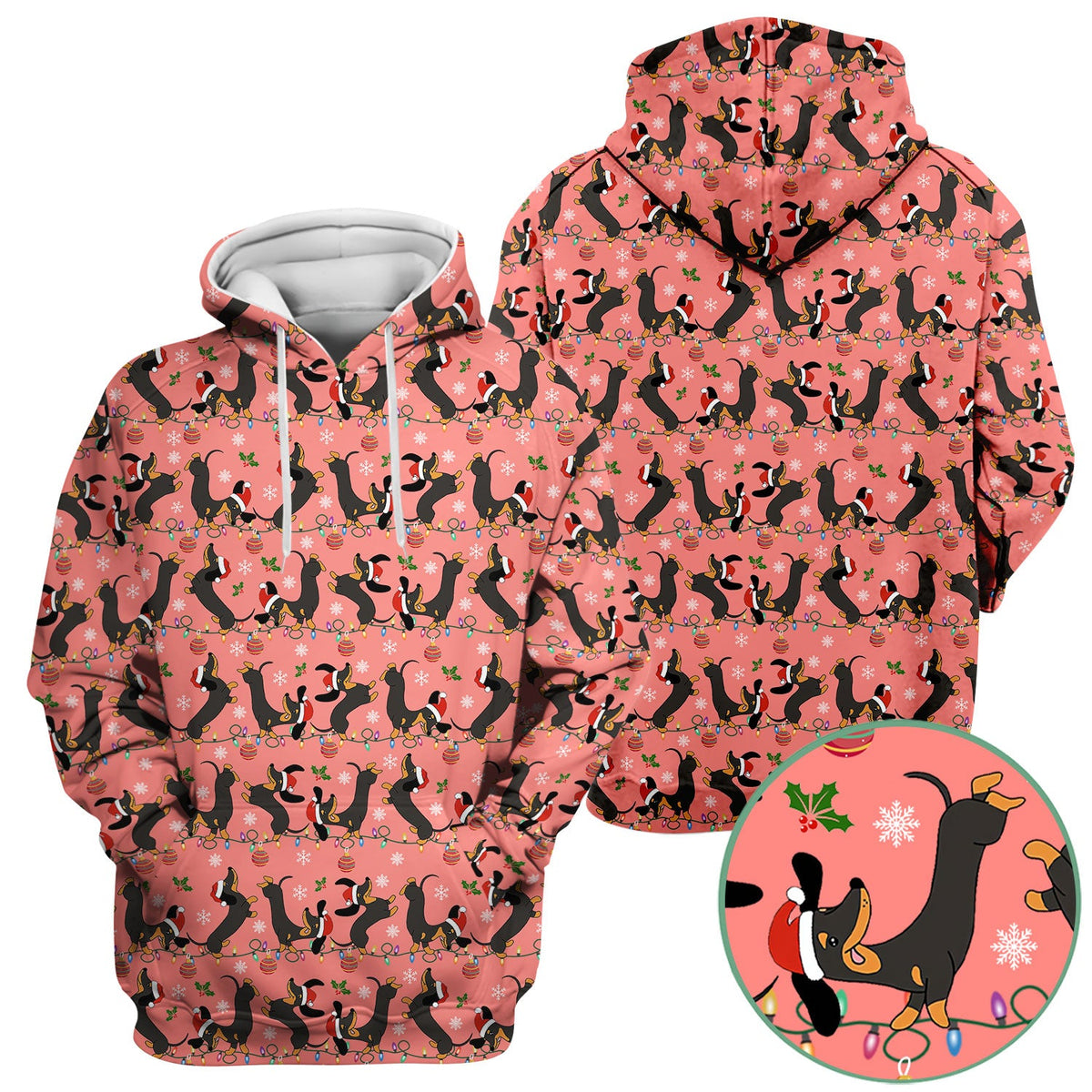 Adorable Dachshund Nurse Scrub Top - Christmas Gift