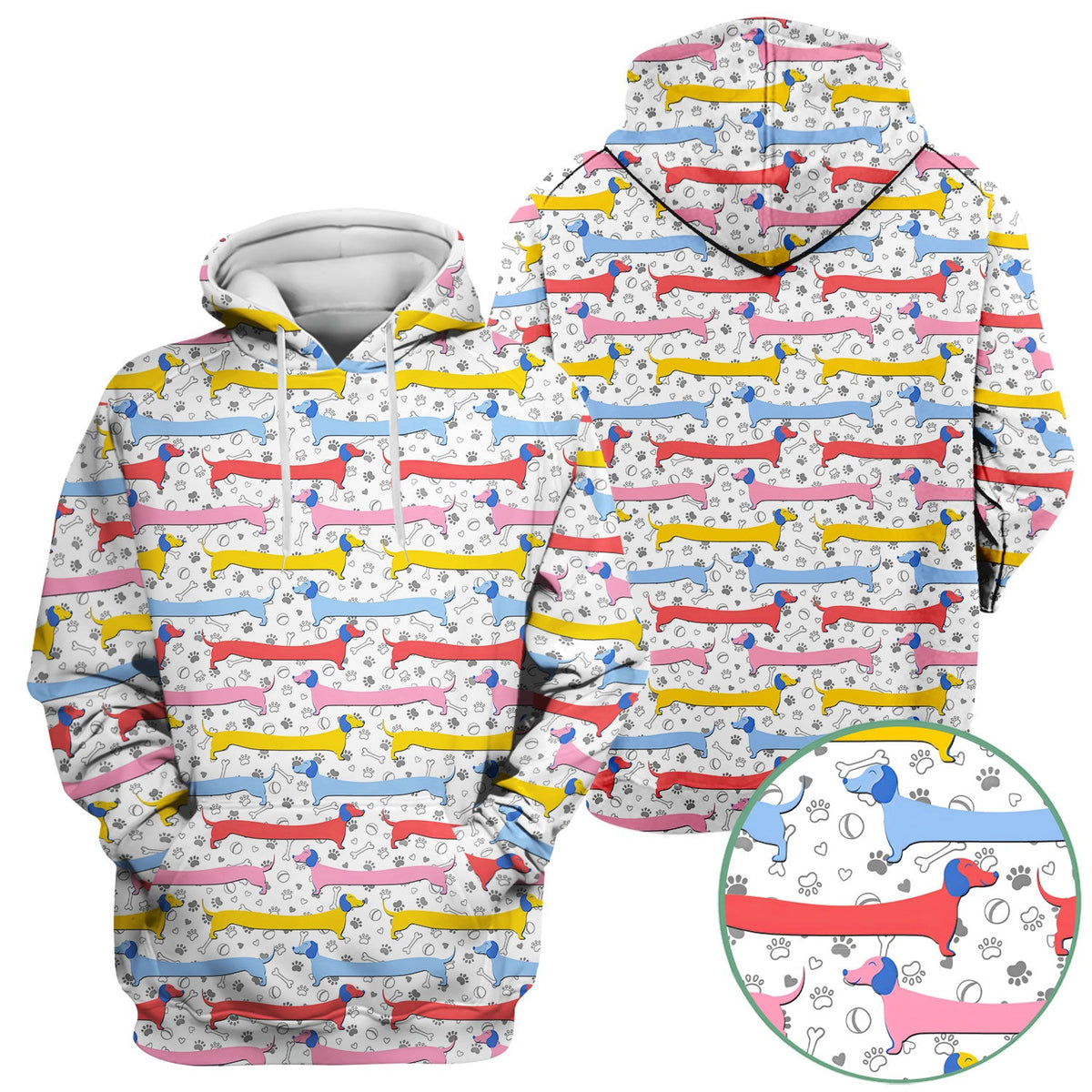 Dachshund Sausage Dog Nurse Scrub Top