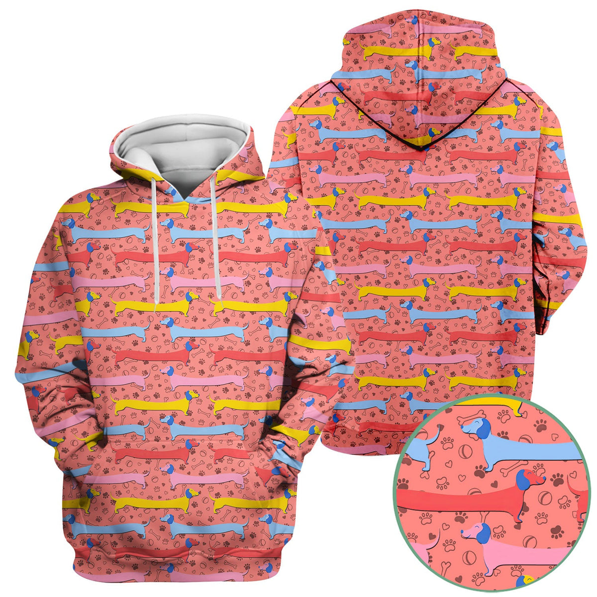 Dachshund Sausage Dog Nurse Scrub Top