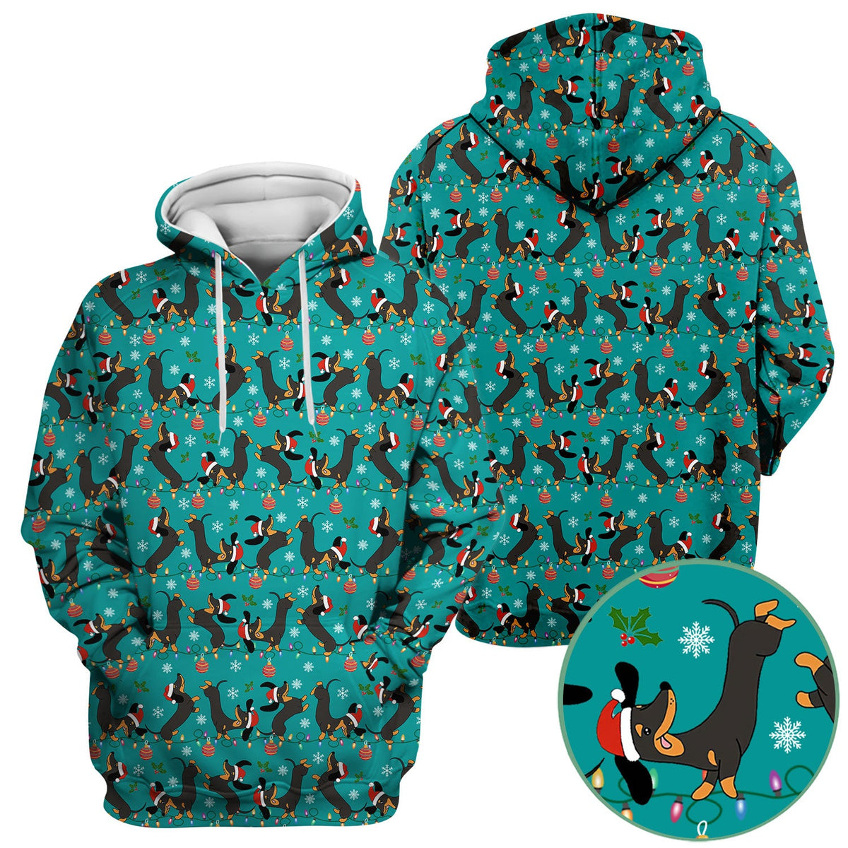Adorable Dachshund Nurse Scrub Top - Christmas Gift