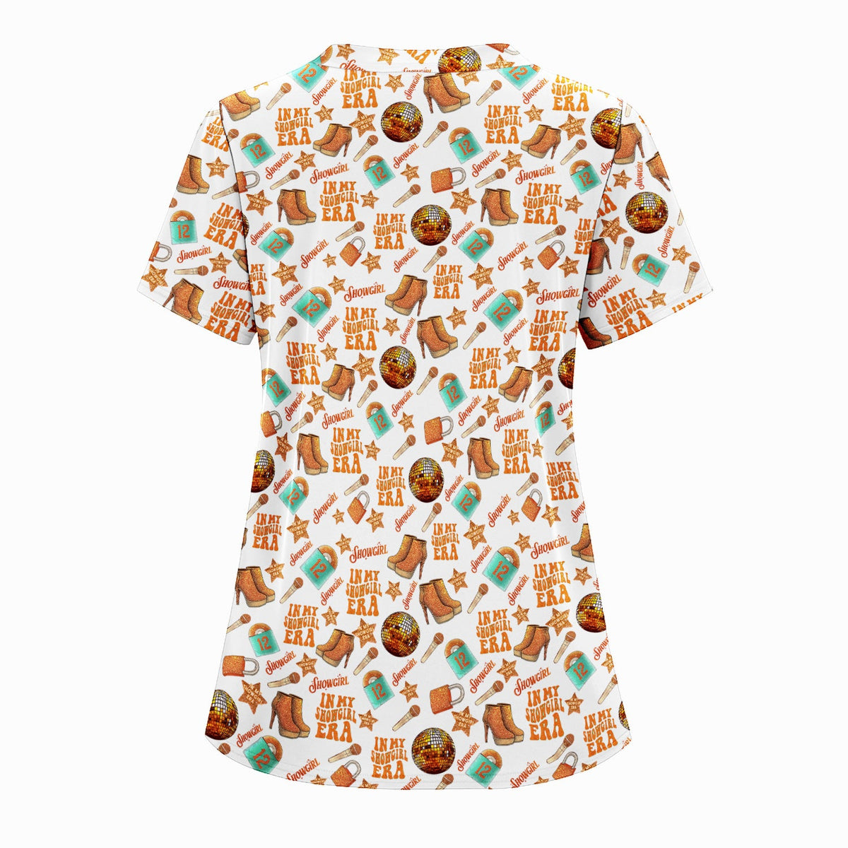 Showgirl Orange Graphic Nurse Shirt