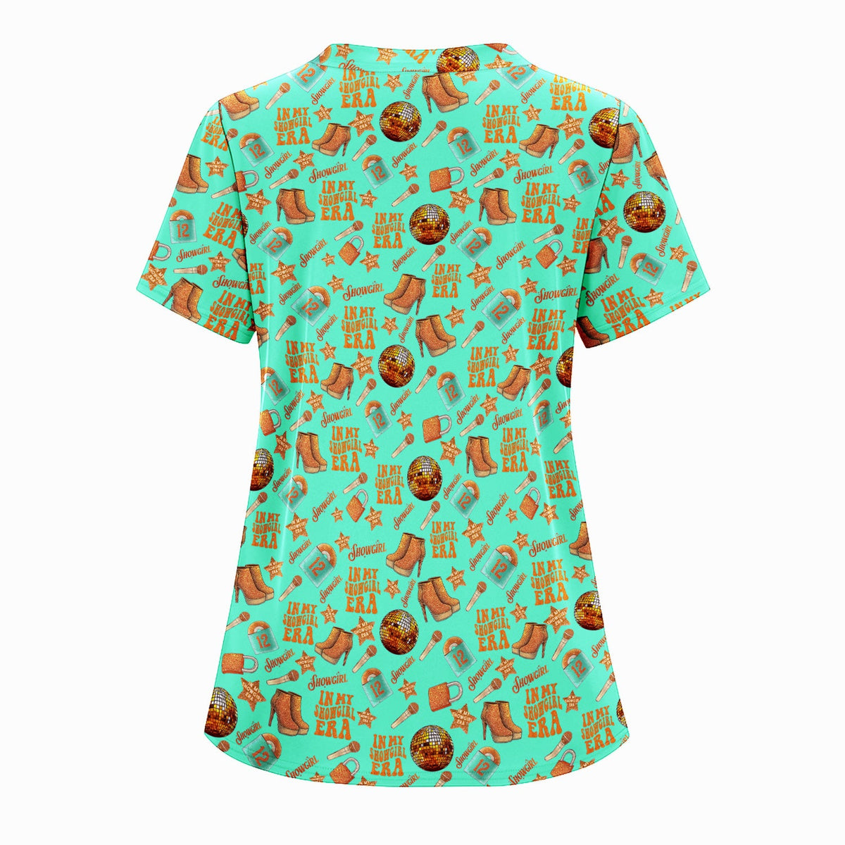 Showgirl Orange Graphic Nurse Shirt