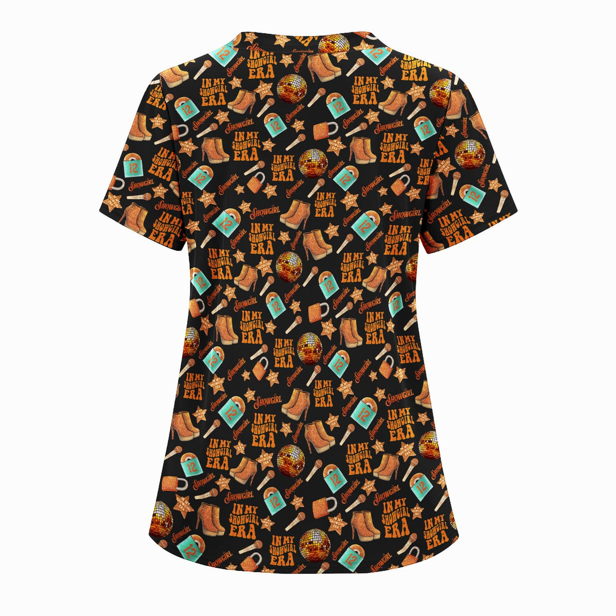 Showgirl Orange Graphic Nurse Shirt