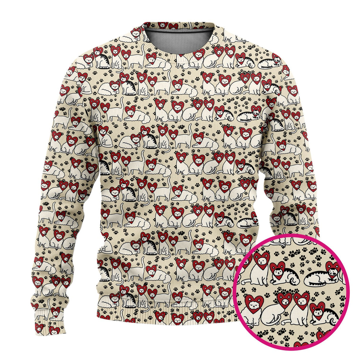 Cat Heart Nurse Scrub Set