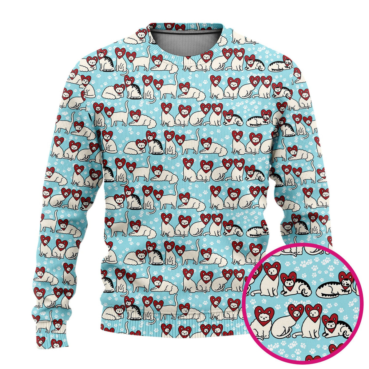 Cat Heart Nurse Scrub Set