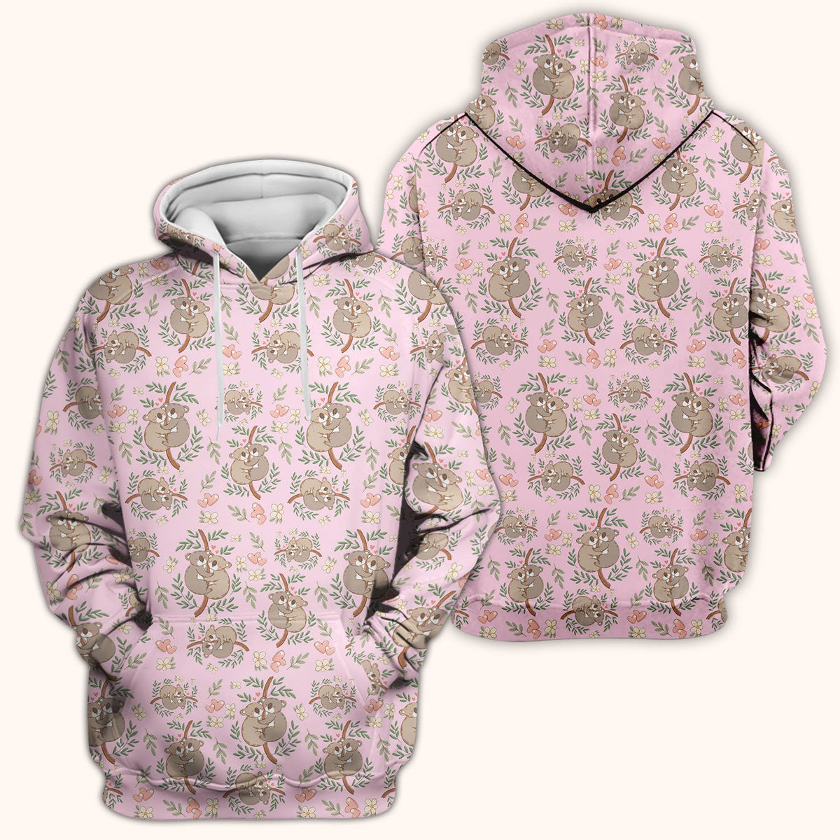 Koala Love Nurse Scrub Top