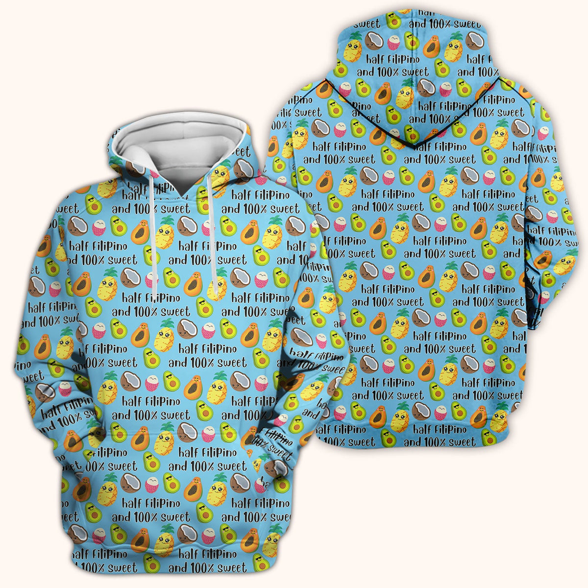 Avocado Fruit Filipino Quote Nurse Scrub Top