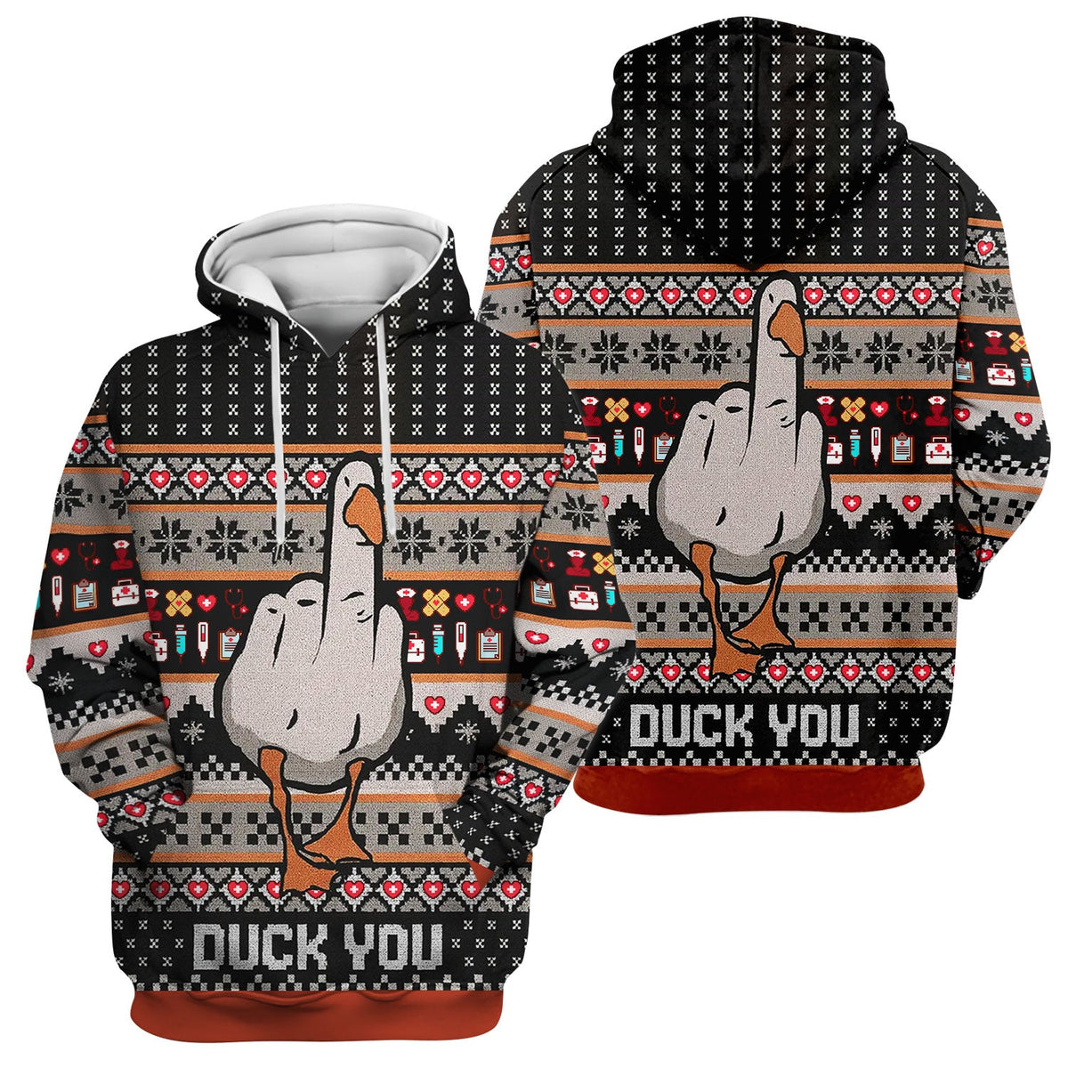 Duck Nurse Scrub Top - Christmas Gift