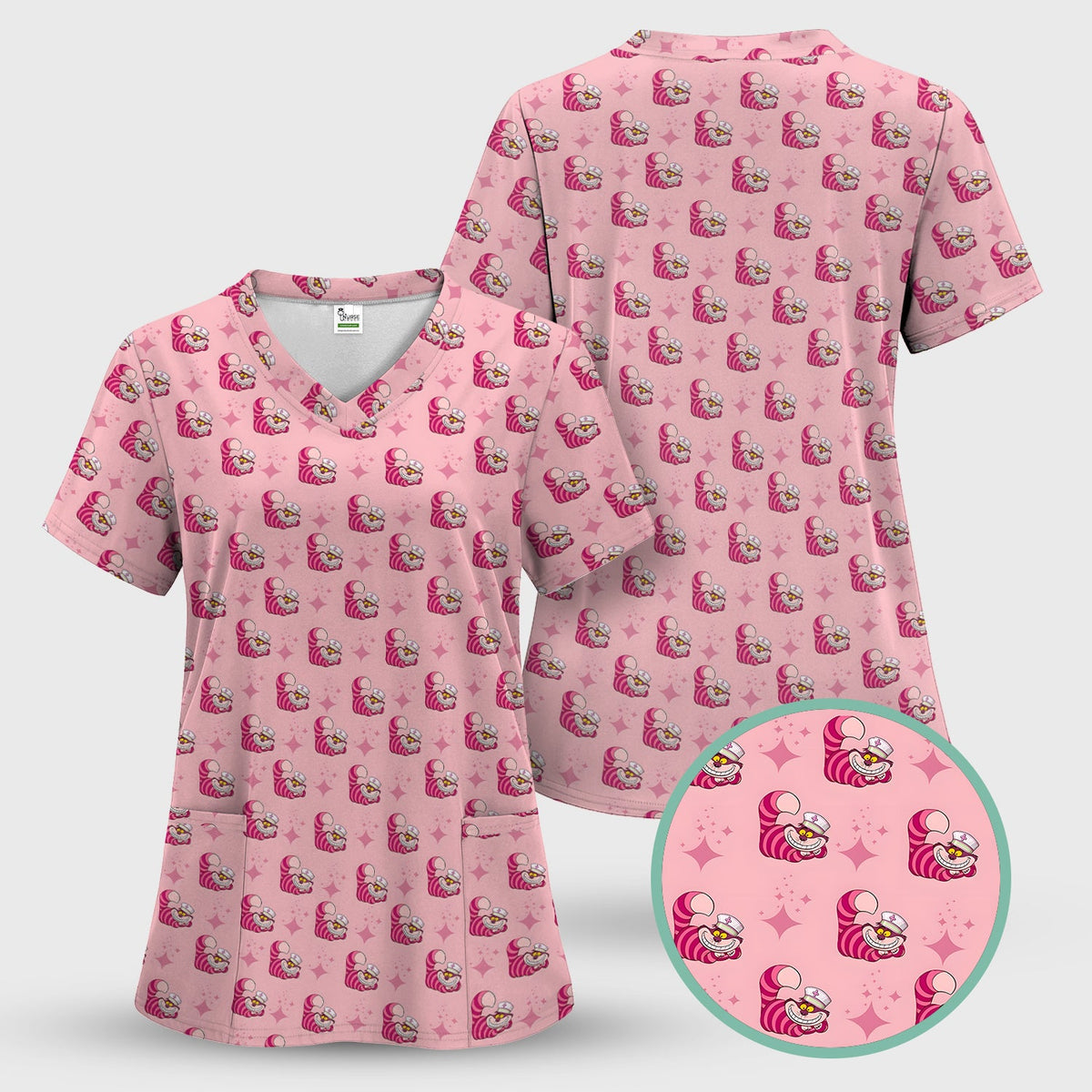 Pink Mouse Nurse Shirt