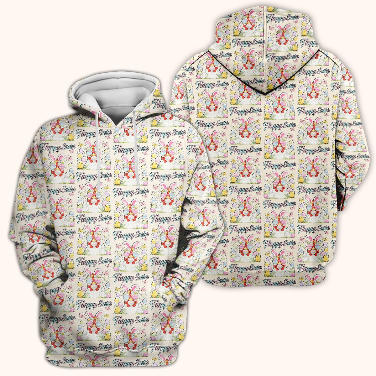 Bunny Eggs Nurse Scrub Top - Easter Gift