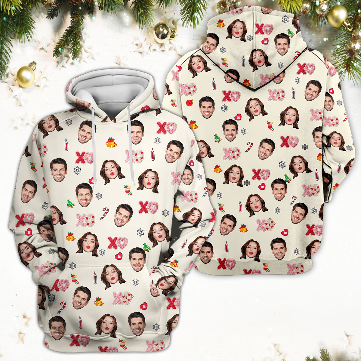 Personalized Photo Face Nurse Scrub Top