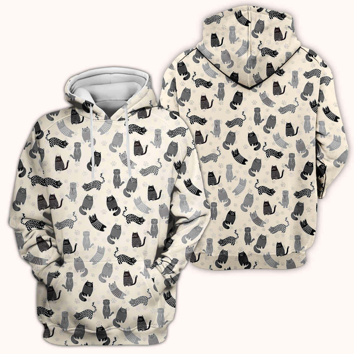 Cat Paw Print Nurse Scrub Top