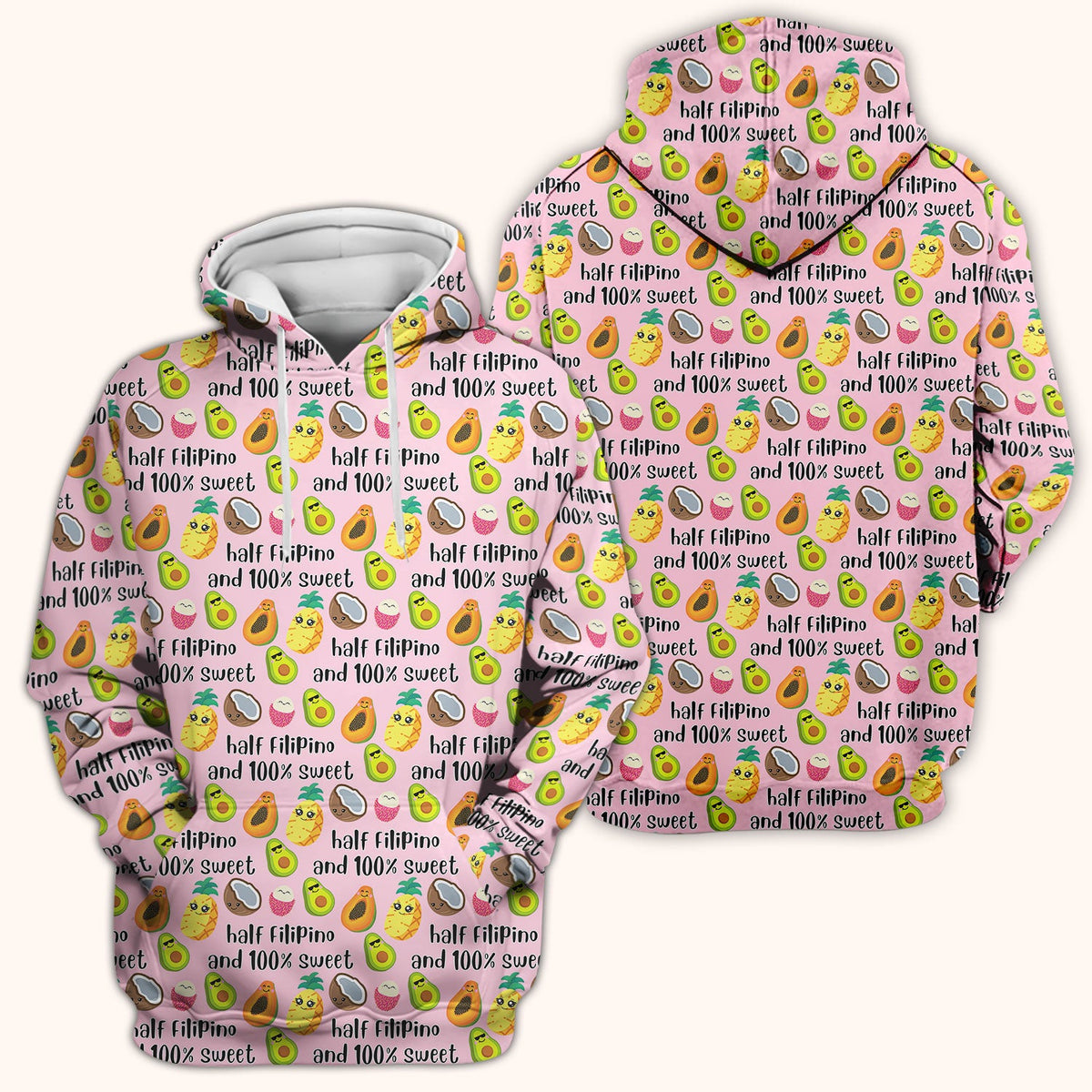 Avocado Fruit Filipino Quote Nurse Scrub Top