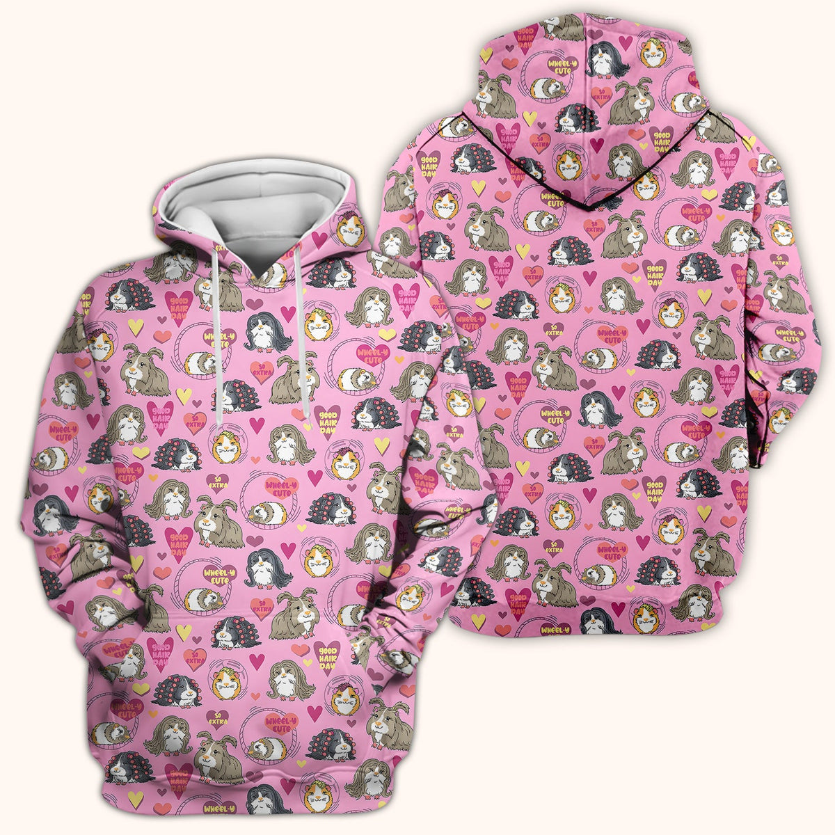Guinea Pig Heart Nurse Scrub Top